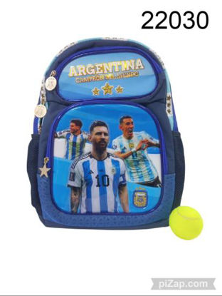 Imagen de MOCHILA AFA "CAMPEON DEL MUNDO" ESPALDA 18" 1.25